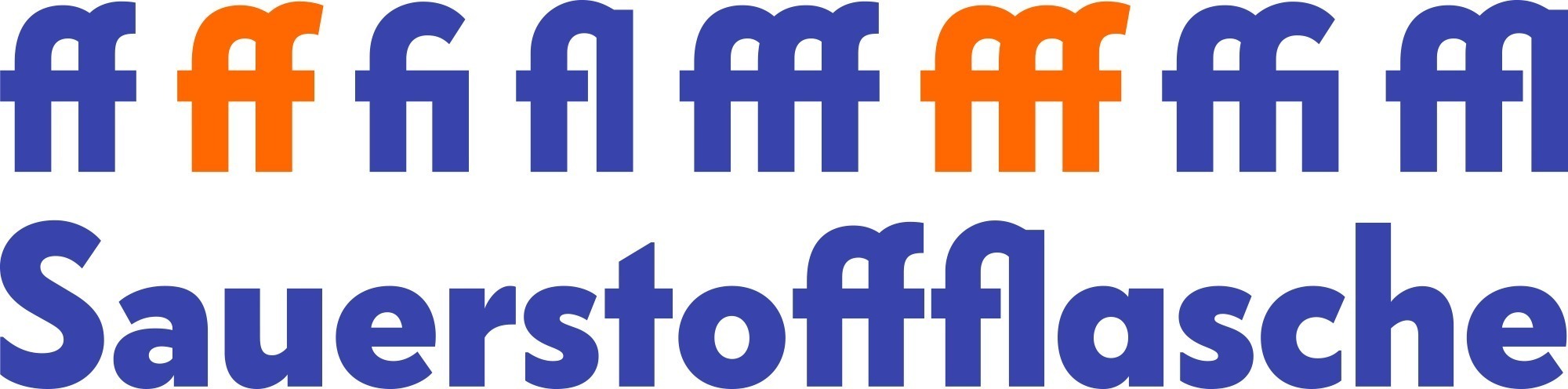 The FF Bauer Grotesk typeface features all ligatures in demand. Of course some of them have different sets of stroke endings. Unfortunately the ‘fff’-ligature cannot be used in German words such as Sauerstoffflasche or Schifffahrt—that would be considered a typo. 