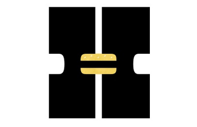 The “counterburger“ in David Jonathan Ross’ typeface Manicotti.