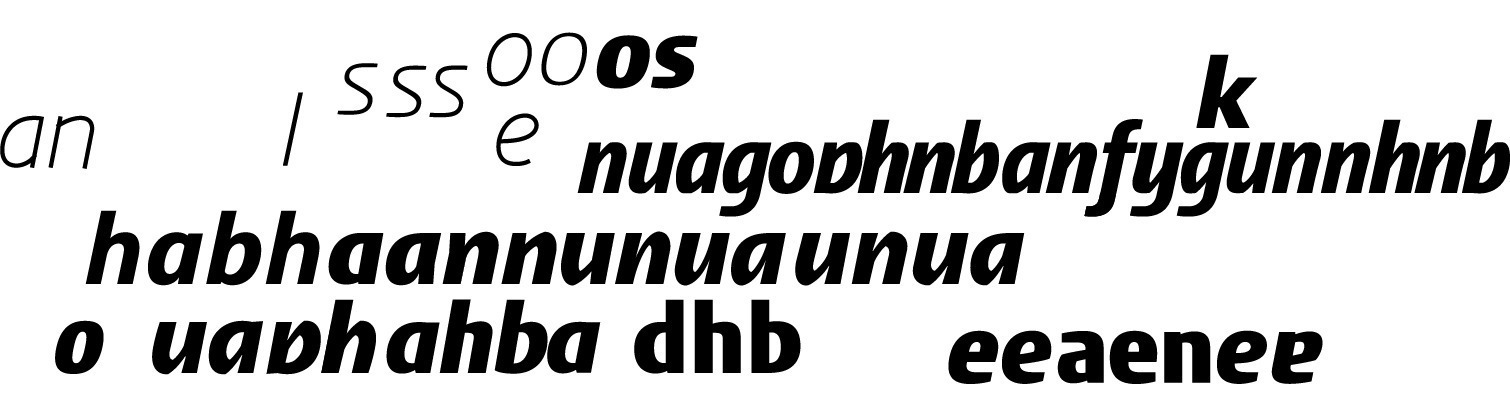 Testing different avenues for the FF Aad italics.