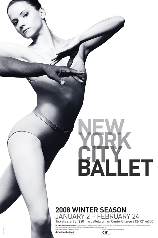 Corporate Identity and Promotional Campaign for the New York City Ballet (Paula Scher (Pentagram))