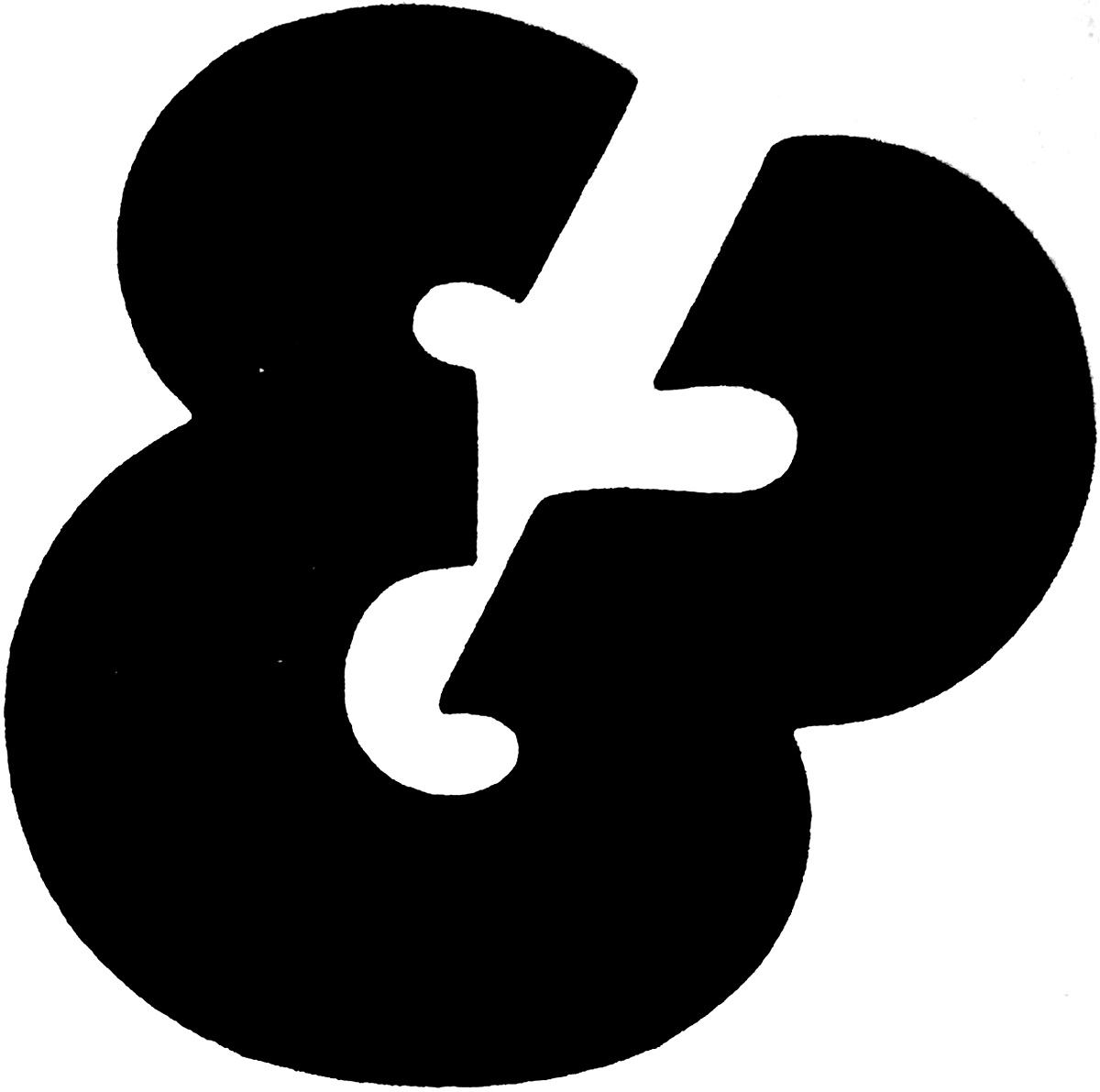 **Style icon.** This ampersand is an alternate character from Victor Caruso’s ITC Kabel and with it an icon of 1970s design. Nevertheless it got lost in the transition from phototype to digital.